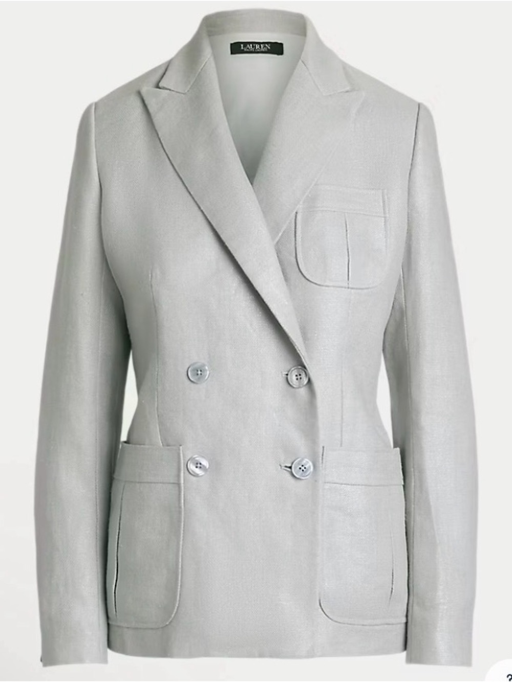 Lauren Ralph Lauren- Brand New (Size 12)
Women's Foiled Linen-Cotton Blazer